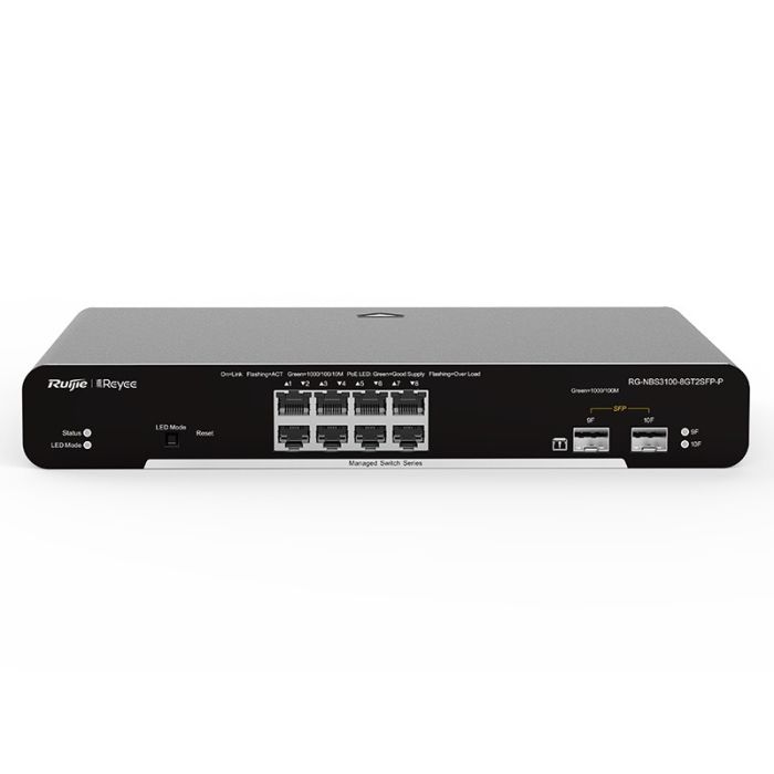 Комутатор Ruijie Reyee RG-NBS3100-8GT2SFP-P