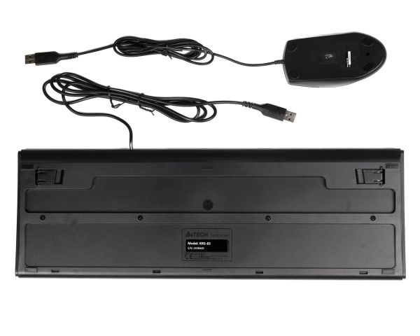 Комплект (клавіатура, миша) A4Tech KR-8372 Black
