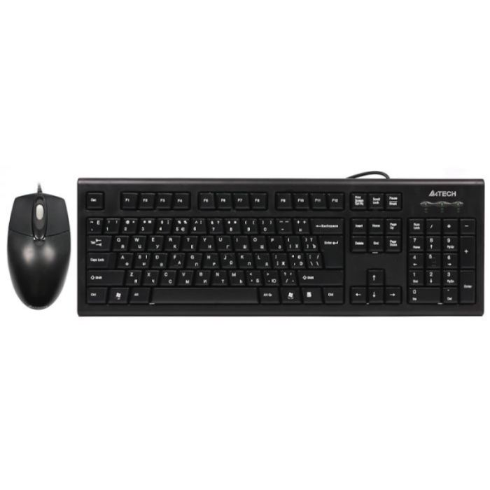 Комплект (клавіатура, миша) A4Tech KRS-8572 Black