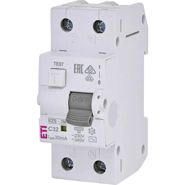 ЕТІ KZS-2M C 32/0.03 10kA Дифавтомат