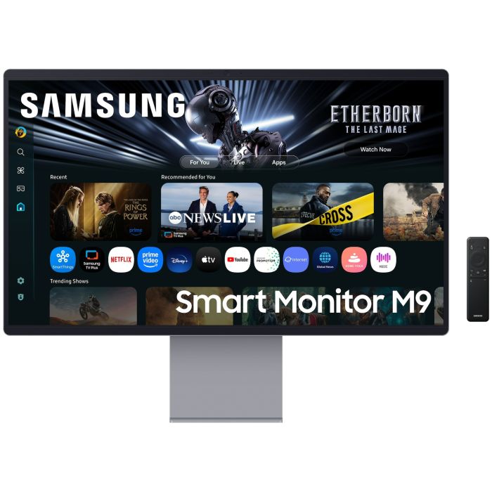 Монітор Samsung 32" Smart M9 (LS32FM902SIXUA) QD-OLED Black 165Hz