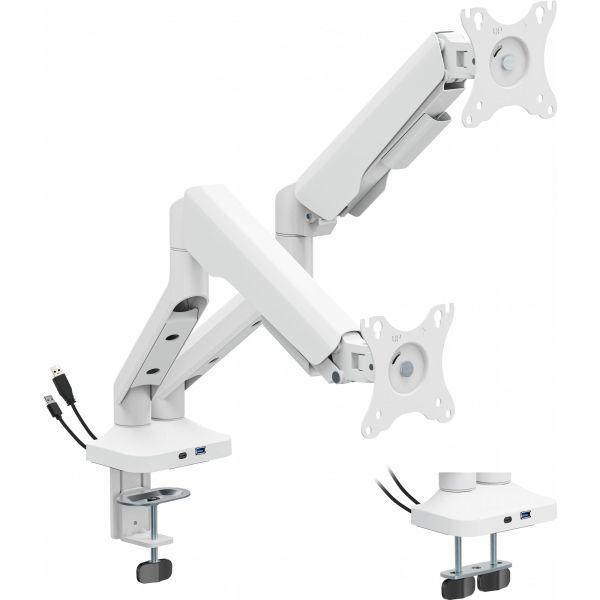 Кріплення настільне для двох моніторів OfficePro 17-35" White (MA452W)