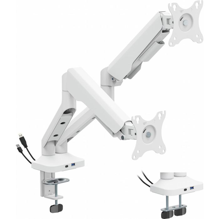 Кріплення настільне для двох моніторів OfficePro 17-35" White (MA452W)
