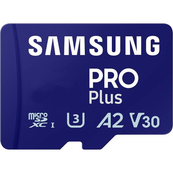 Карта пам`яті MicroSDXC 256GB UHS-I/U3 Samsung Pro Plus R180/W130MB/s + OTG Card reader (MB-MD256SB/WW)