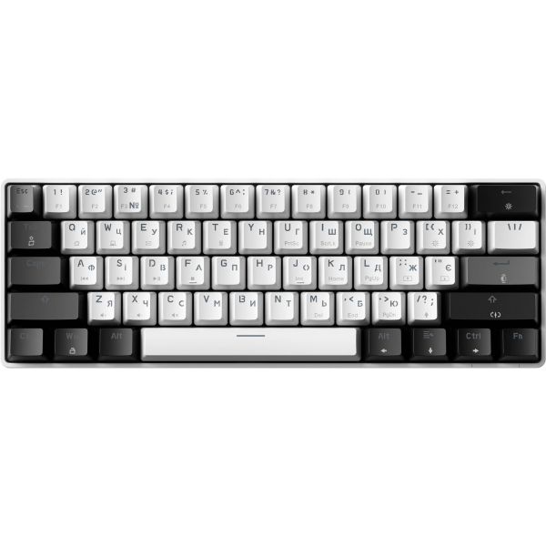 Клавіатура GamePro Genesis Infinity MK130BW Black/White
