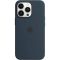 Чохол-накладка Apple Silicone Case with MagSafe для Apple iPhone 13 Pro Max Abyss Blue (MM2T3)