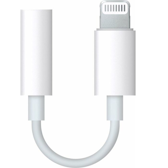 Адаптер Apple Lightning - 3.5 mm (M/F) A1749 White (MMX62) OEM