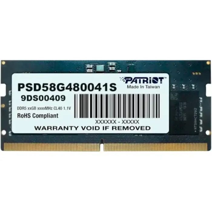 Модуль пам`яті SO-DIMM DDR5 8GB/4800 Patriot Signature Line (PSD58G480041S)