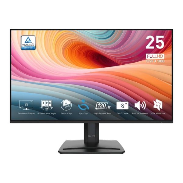 Монітор MSI 24.5" Pro MP251 E2 IPS Black 120Hz