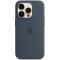 Чохол-накладка Apple Silicone Case with MagSafe для Apple iPhone 14 Pro Storm Blue (MPTF3)
