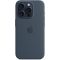 Чохол-накладка Apple Silicone Case with MagSafe для Apple iPhone 15 Pro Storm Blue (MT1D3)