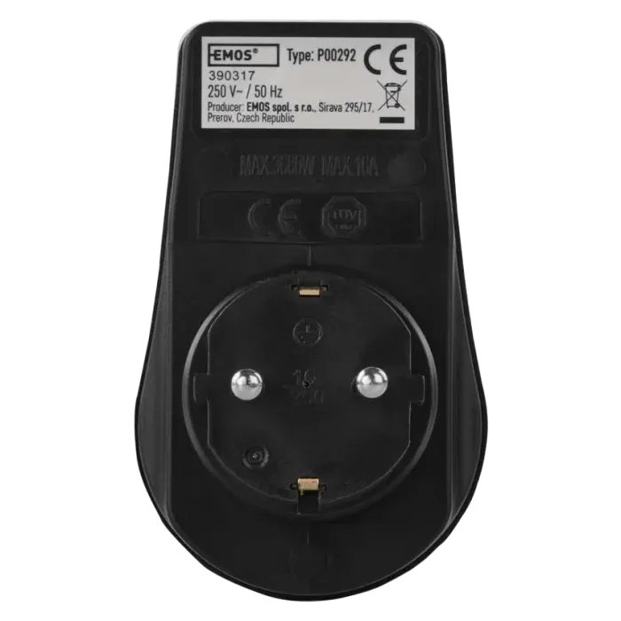 EMOS P00292 16A 250V IP44 Розетка з вимикачем