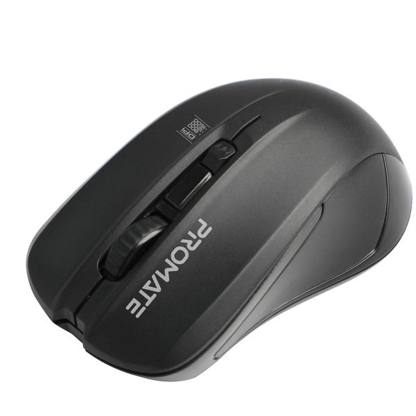 Миша бездротова Promate Contour Black