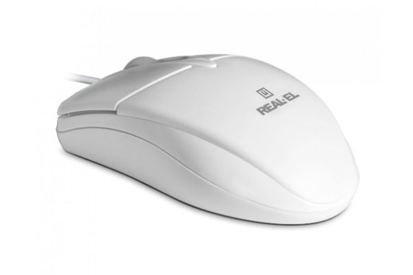 Миша REAL-EL RM-211 White (EL123200014)