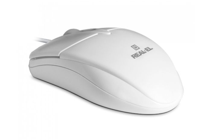 Миша REAL-EL RM-211 White (EL123200014)