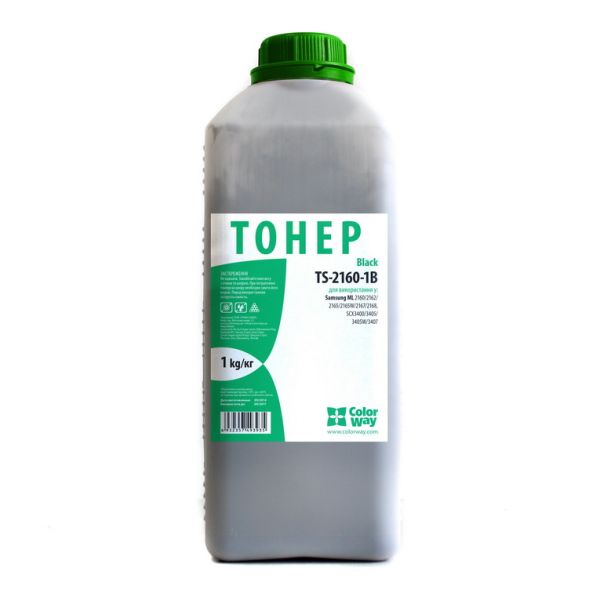 Тонер ColorWay (TS-2160-1B) Samsung ML2160/2165/SCX3400/3405, 1000 г