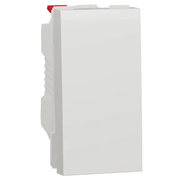 Schneider Electric New Unica NU310118 Вимикач 1-клавішний схема 1, 10А, 1 модуль білий