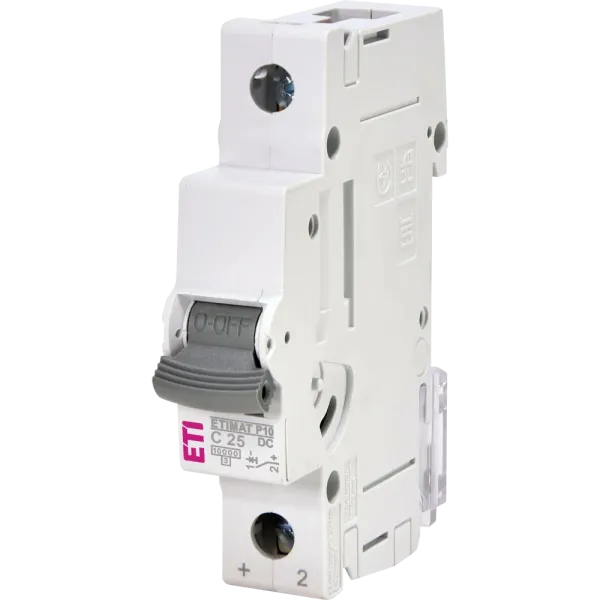 ЕТІ ETIMAT P10-DC 1p C25 (10 kA) Автоматичний вимикач