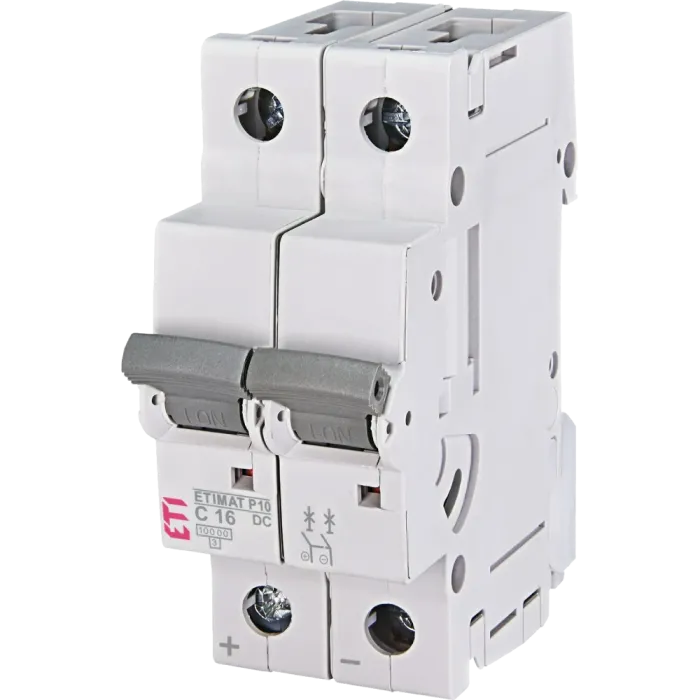 ЕТІ ETIMAT P10-DC 2p C16 (10 kA) Автоматичний вимикач