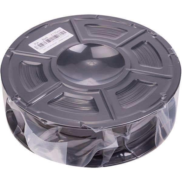 PLA-пластик PowerPlant Filament для 3D-принтера 1.75 мм 1 кг, чорний (PT812936)