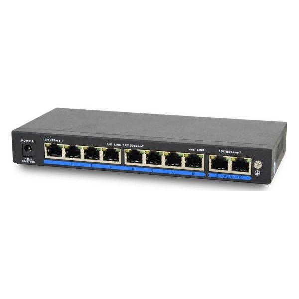 POE комутатор ATIS PoE-1010-8P/250m/8L