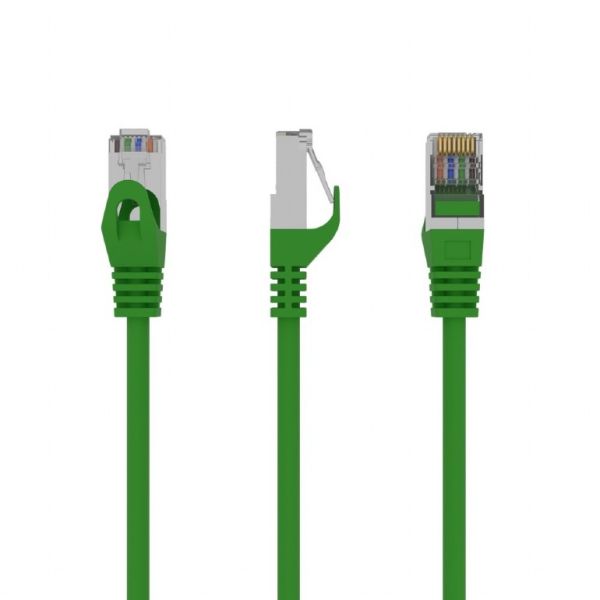 Патч-корд Cablexpert (PP6-3M/G) FTP, cat.6, літий, 50u "штекер із засувкою, 3 м, зелений