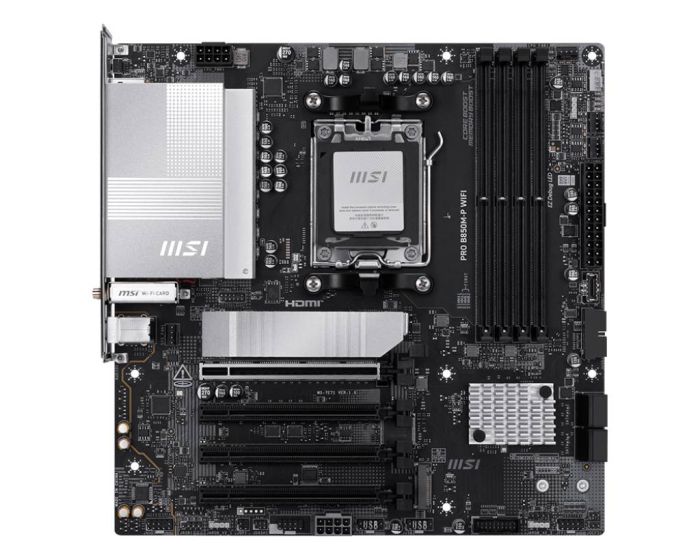 Материнська плата MSI Pro B850M-P WiFi Socket AM5