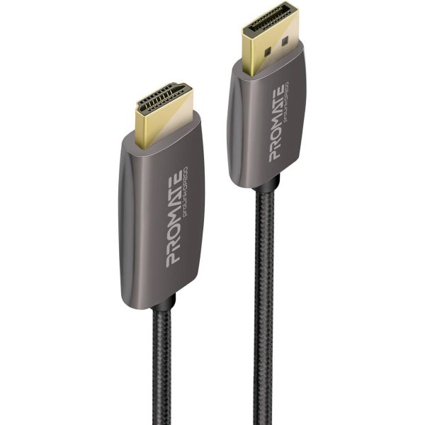Кабель Promate DisplayPort - HDMI V 2.0 (M/M), 2 м, Black (prolink-dp200.black)