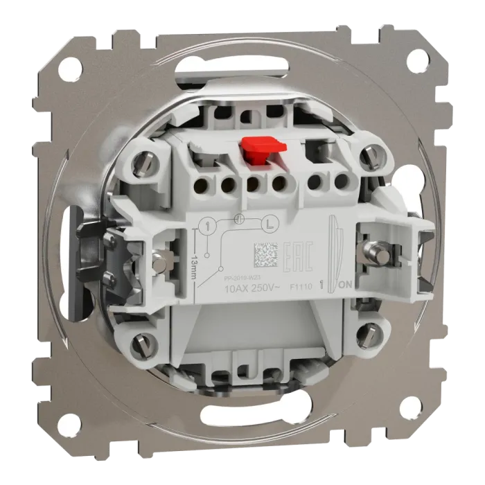 Schneider Electric SDD113101 Sedna Design & Elements 1-клавішний алюміній Вимикач