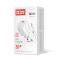 Мережевий зарядний пристрій ColorWay GaN Mini 30W PD Port PPS USB-C White (CW-CHS054PDC-WT) + кабель USB Type-C