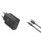 Мережевий зарядний пристрій XO L105 (2USB-С, 3А) PD Black (L105-CC.black)