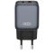 Мережевий зарядний пристрій XO L154 (1USB-С, 1USB, 3А) PD, QC 3.0 Black (L154.black)