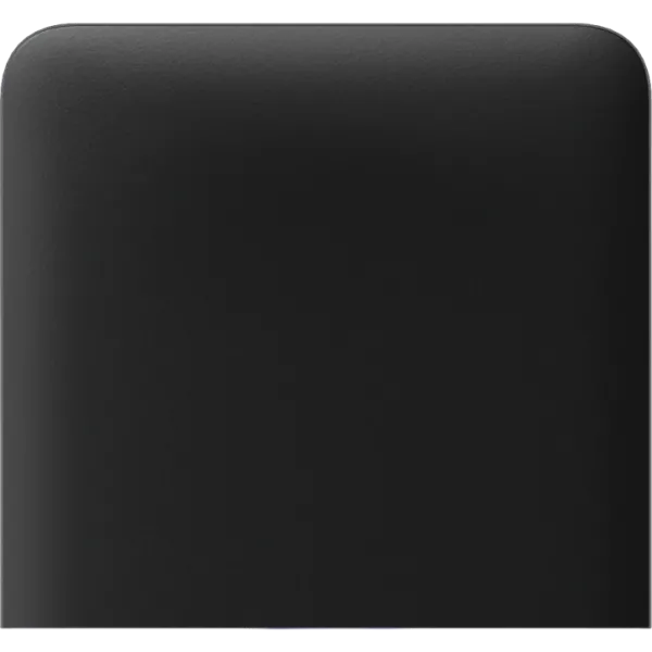 Ajax SideButton (1-gang) black vertical Кнопка