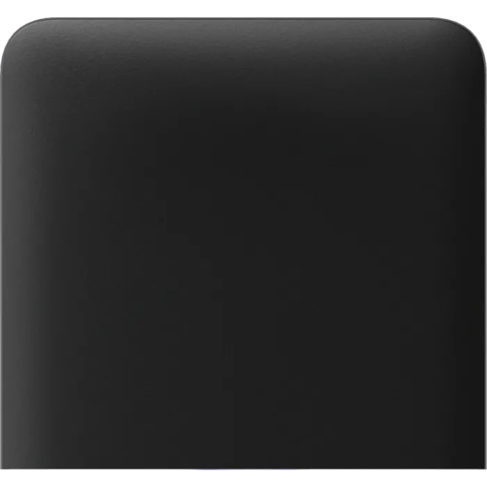 Ajax SideButton (1-gang) black vertical Кнопка
