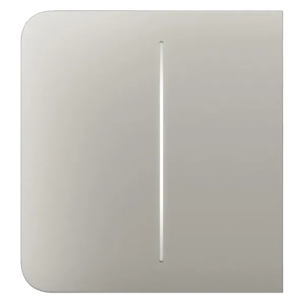 Ajax SideButton (2-gang) oyster Бічна кнопка для двоклавішного вимикача