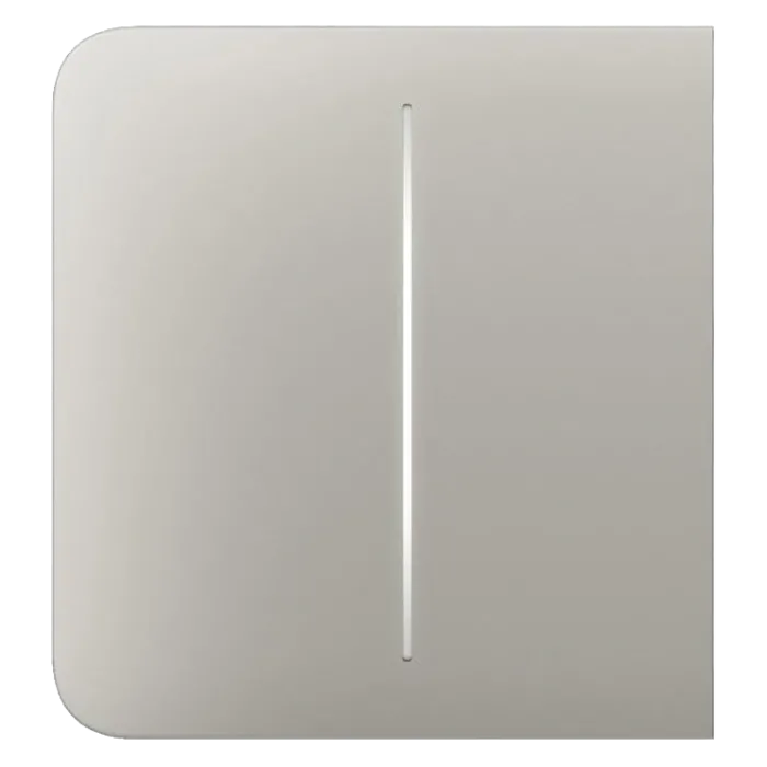 Ajax SideButton (2-gang) oyster Бічна кнопка для двоклавішного вимикача