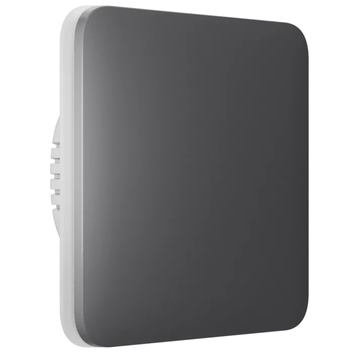 Ajax SoloButton (1-gang/2-way) grey Кнопка для одноклавішного чи прохідного вимикача