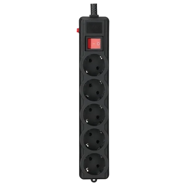 Gembird SPG5-G-10B-PRO Мережевий фільтр 3 м кабель 5 розеток