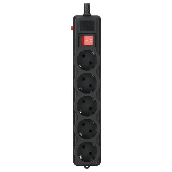 Gembird SPG5-G-6B-PRO Мережевий фільтр 1.8 м кабель 5 розеток
