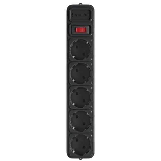 Gembird SPG5-X-6B Мережевий фільтр для ДБЖ (UPS) 1.8 м кабель 5 розеток