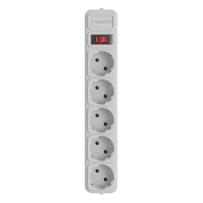 Gembird SPG5-X-6G Мережевий фільтр для ДБЖ (UPS) 1.8 м кабель 5 розеток
