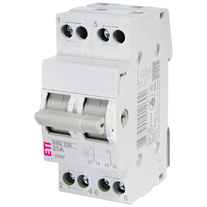 ЕТІ SSQ 225 "1-0-2" 2p 25A Перемикач навантаження