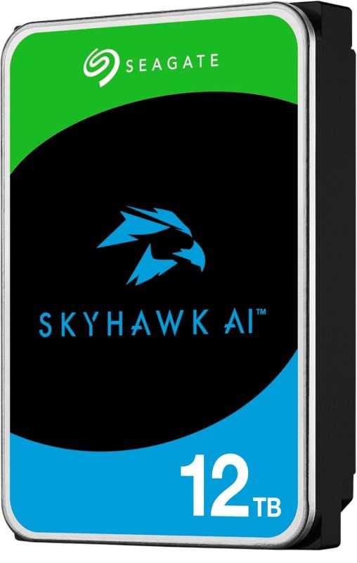 Накопичувач HDD SATA 12.0TB Seagate SkyHawk AI Surveillance 7200rpm 512MB (ST12000VE003)
