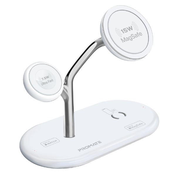 Бездротовий зарядний пристрій Promate Synergy-Pro MagSafe 57W White
