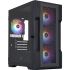 Корпус 1stPlayer T3-BK-4F1 Black без БЖ