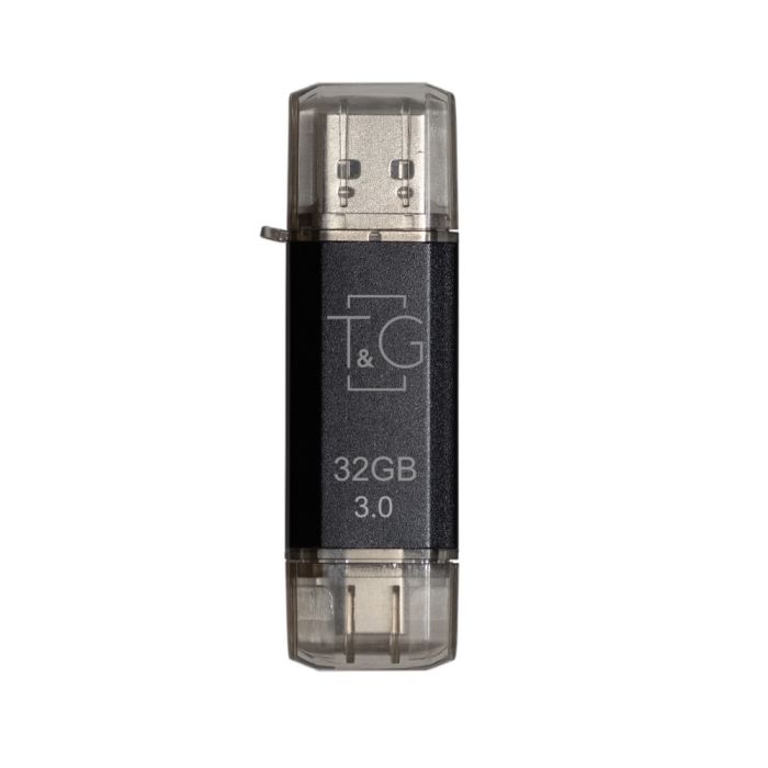 Флеш-накопичувач USB 3.0 32GB Type-C T&G 009 Star Series Black (TG009TC-32GBK3)