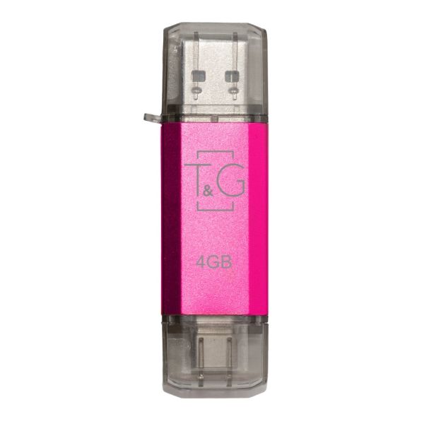 Флеш-накопичувач USB 4GB Type-C T&G 009 Star Series Fuchsia (TG009TC-4GFC)