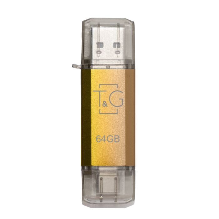 Флеш-накопичувач USB 64GB Type-C T&G 009 Star Series Gold (TG009TC-64GGD)