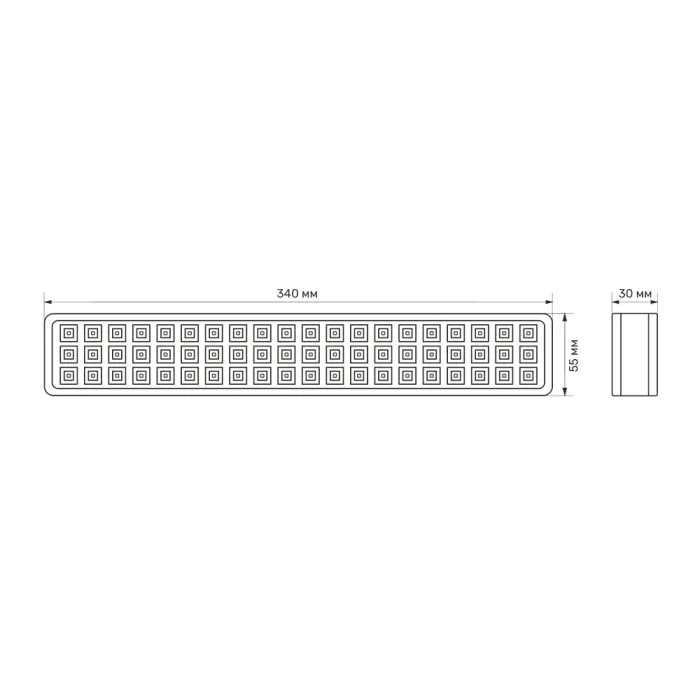 TITANUM TL-EM1108 LED світильник аварійний 60 LED 6500K 230V