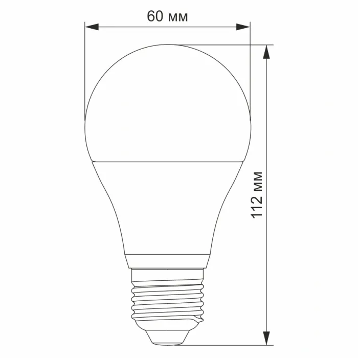 TITANUM A60 12W E27 4100K 220V LED лампа